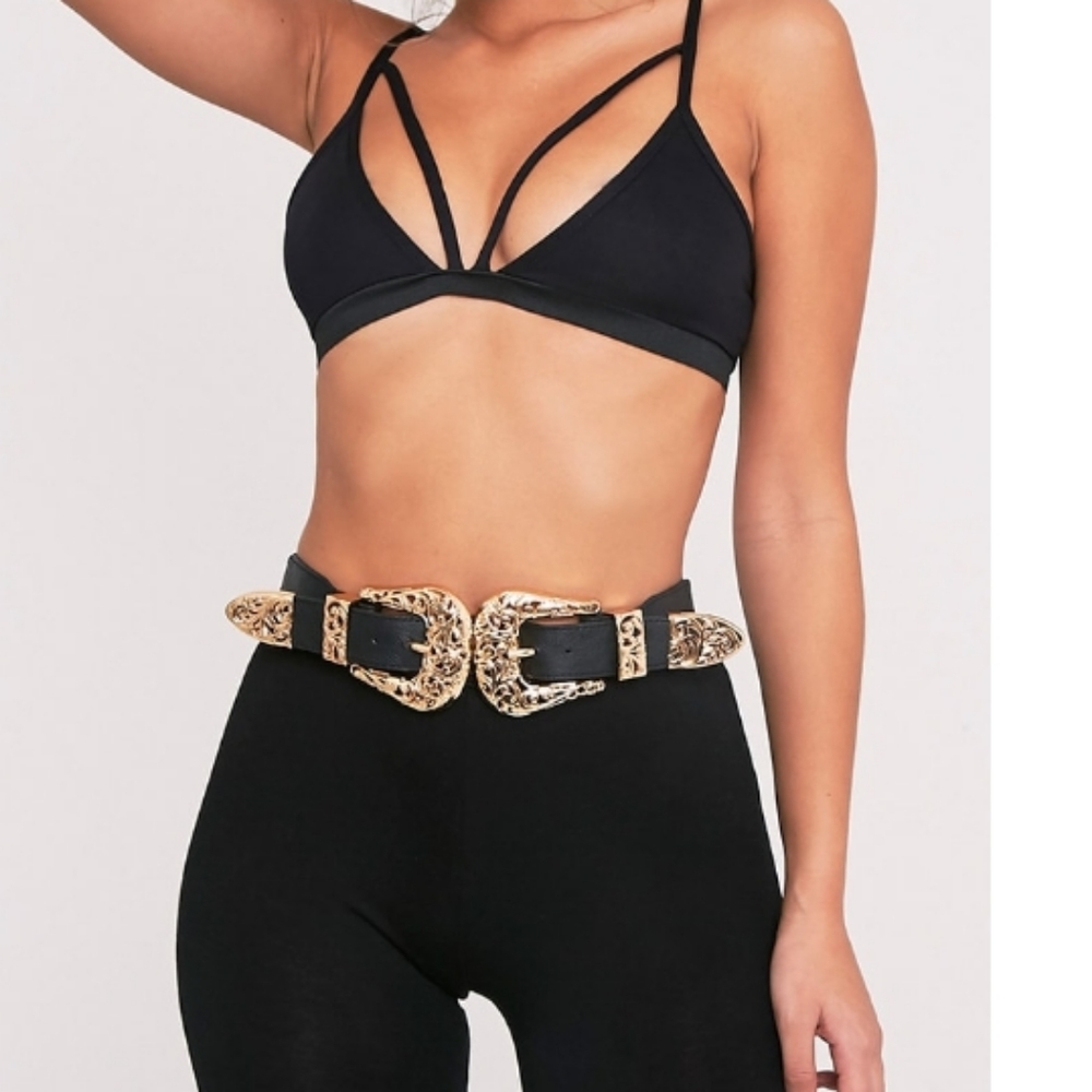 Triangle strap detail bralet